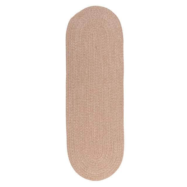 Freeport Rustic Farmhouse Braided Wool Rug - Oatmeal