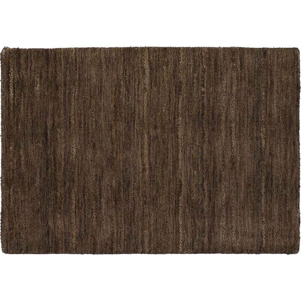 Rafia RF100 Chocolate Brown Area Rug #color_chocolate brown