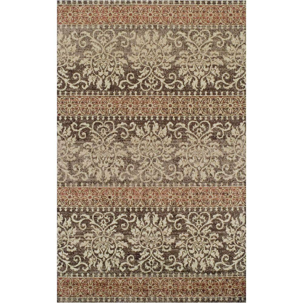 Gala GA6 Chocolate Brown Area Rug #color_chocolate brown