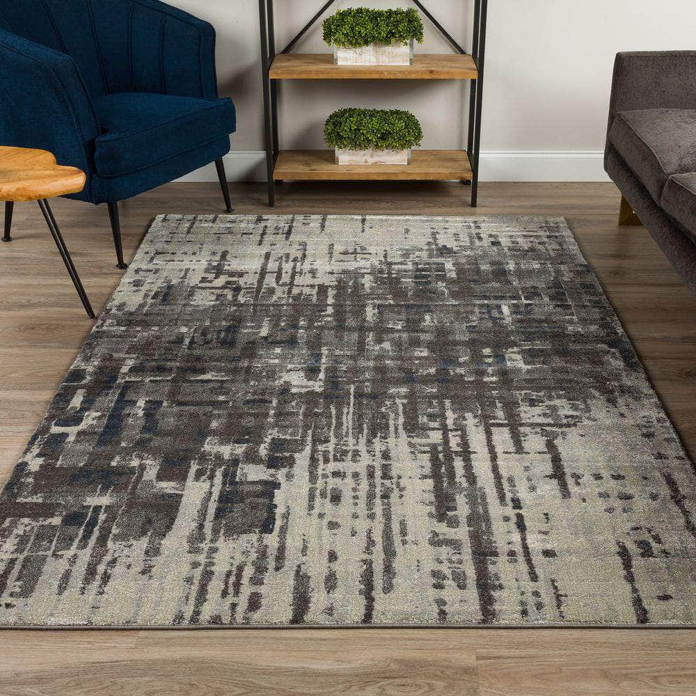 Upton UP1 Pewter Grey Area Rug #color_pewter grey