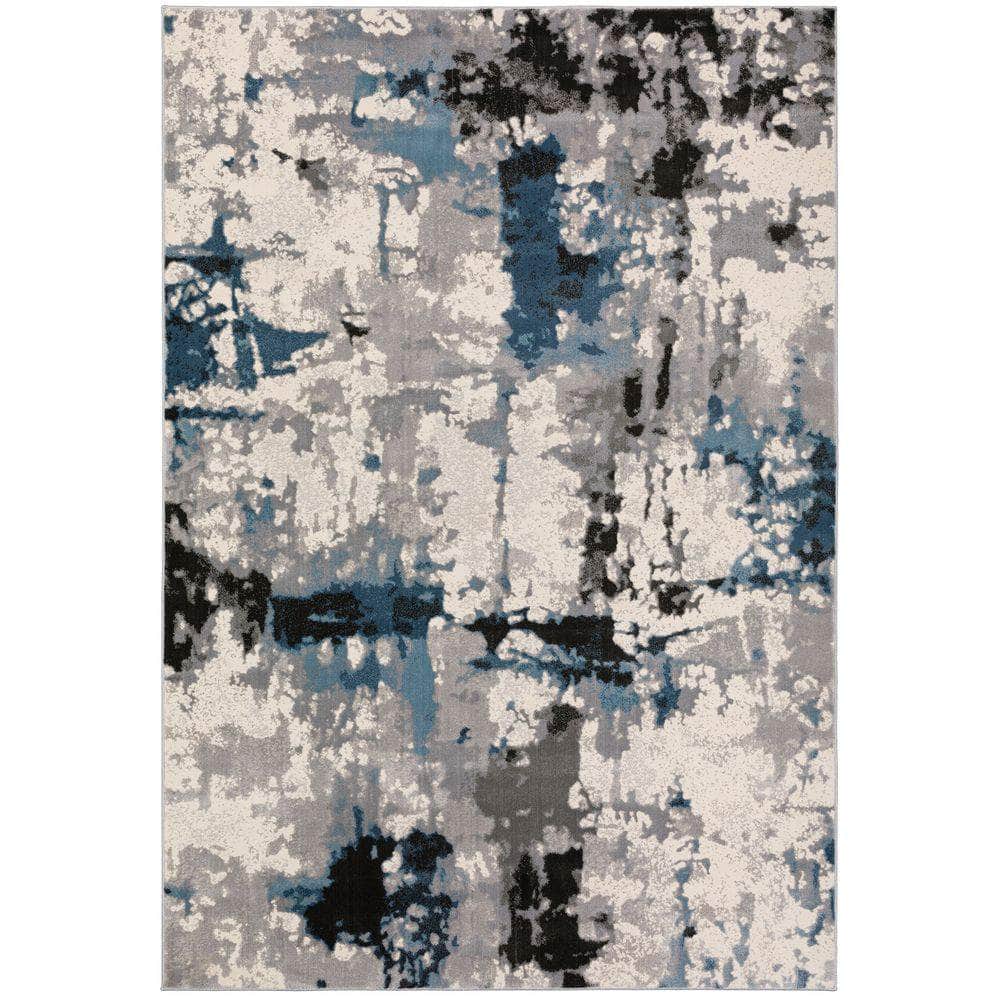 Cascina CC2 Multi Grey Area Rug #color_multi grey