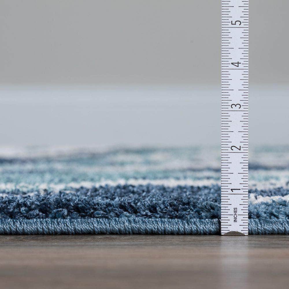 Rocco RC3 Denim Blue Area Rug 