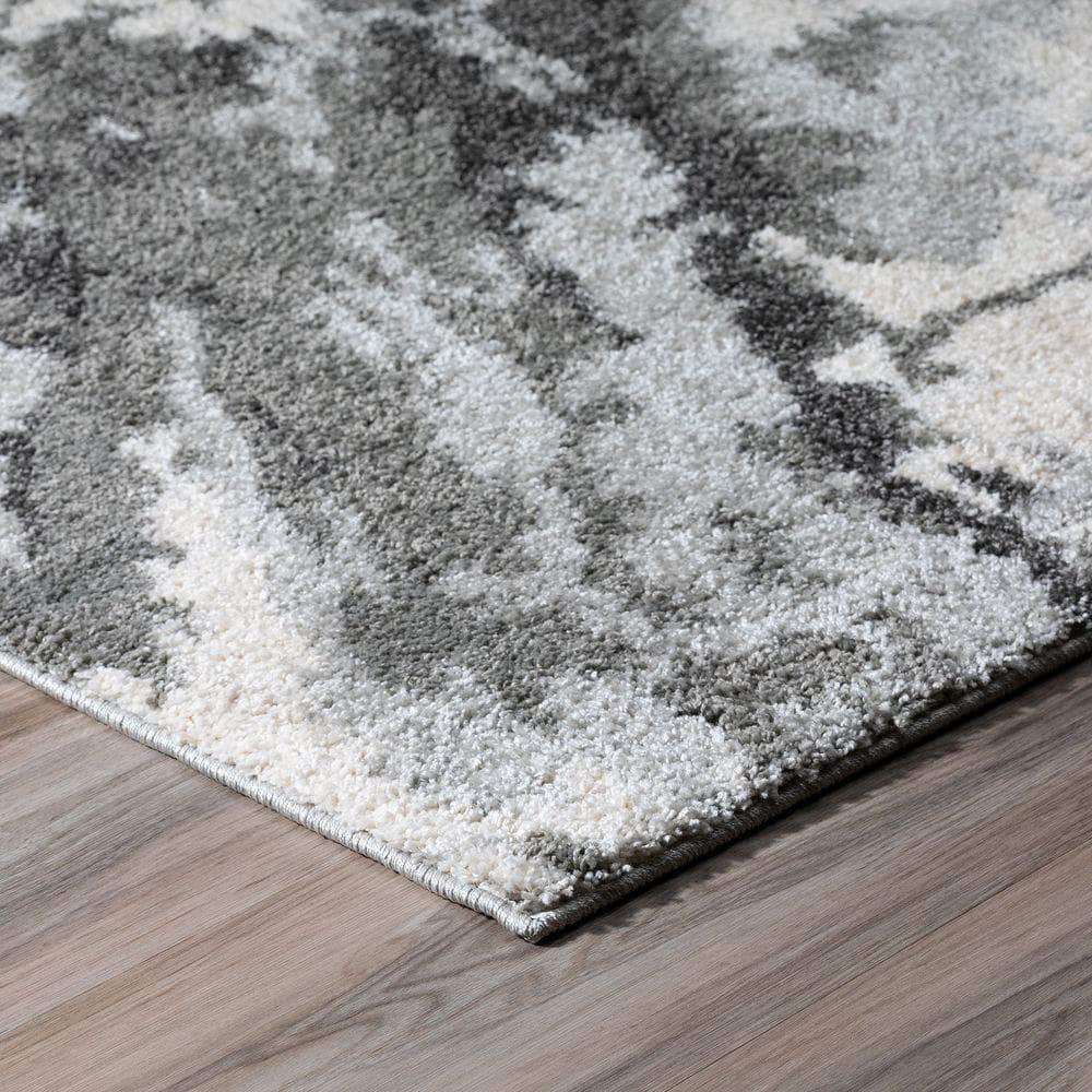Rocco RC3 Silver Grey Area Rug 