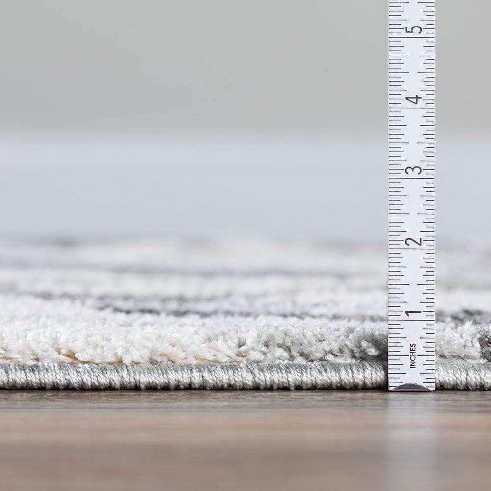 Rocco RC3 Silver Grey Area Rug 