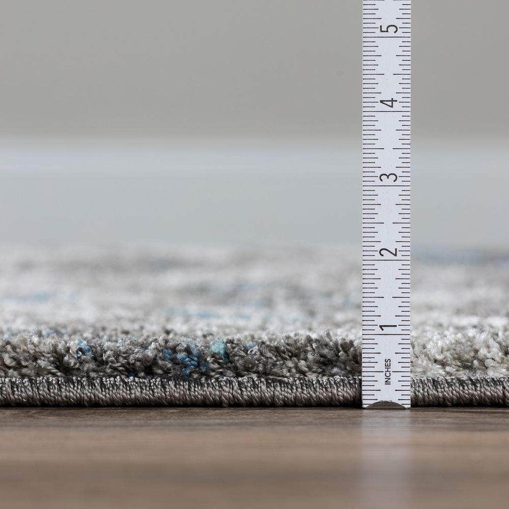 Rocco RC4 Multi Grey Area Rug #color_multi grey