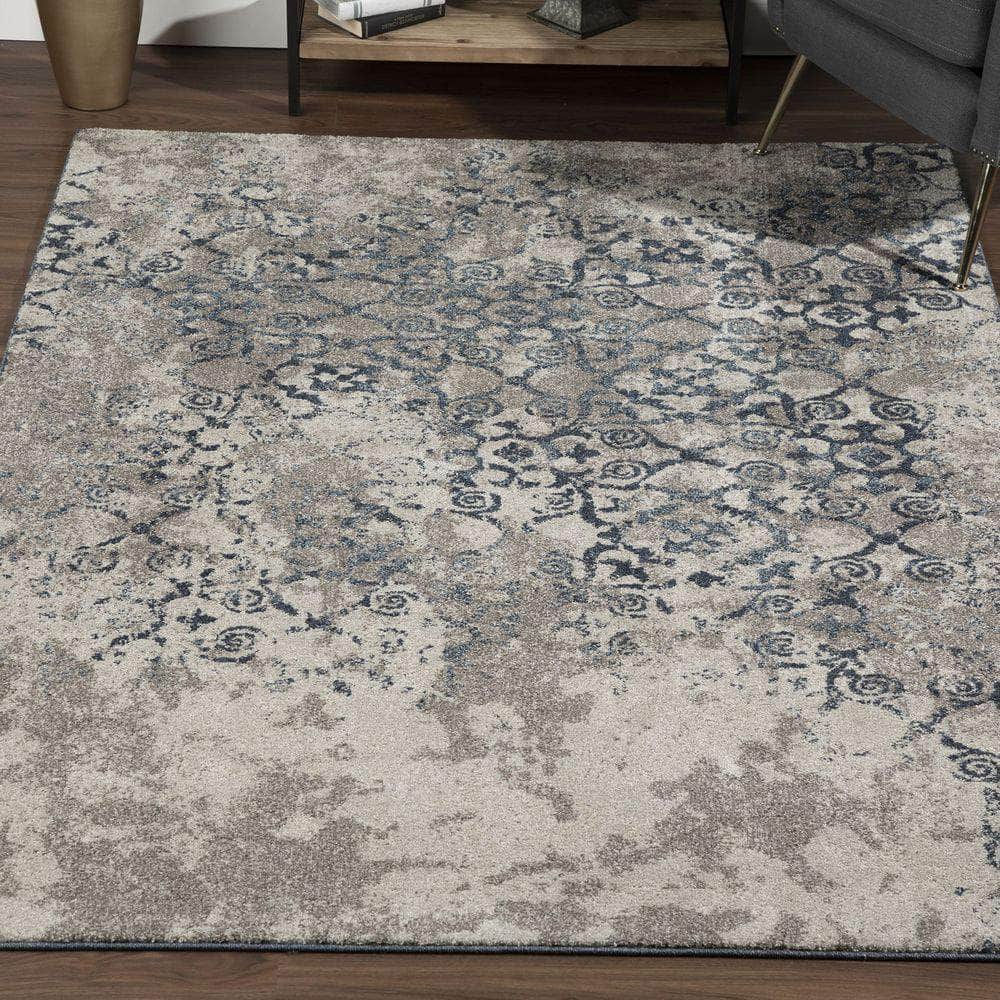 Antigua AN6 Linen Blue Area Rug #color_linen blue