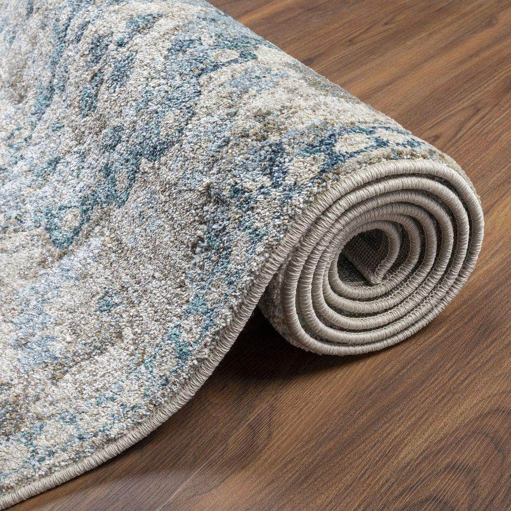 Antigua AN5 Linen Blue Area Rug #color_linen blue