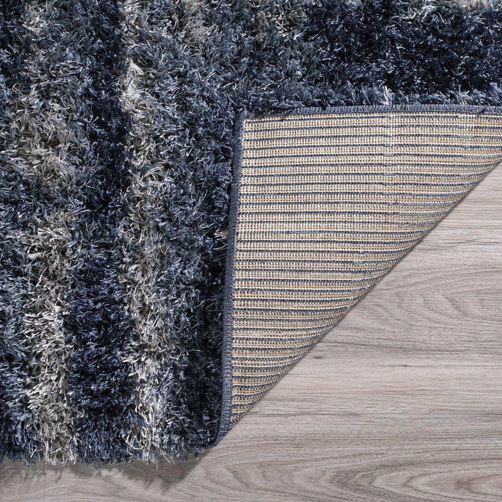 Arturro AT11 Navy Blue Area Rug #color_navy blue
