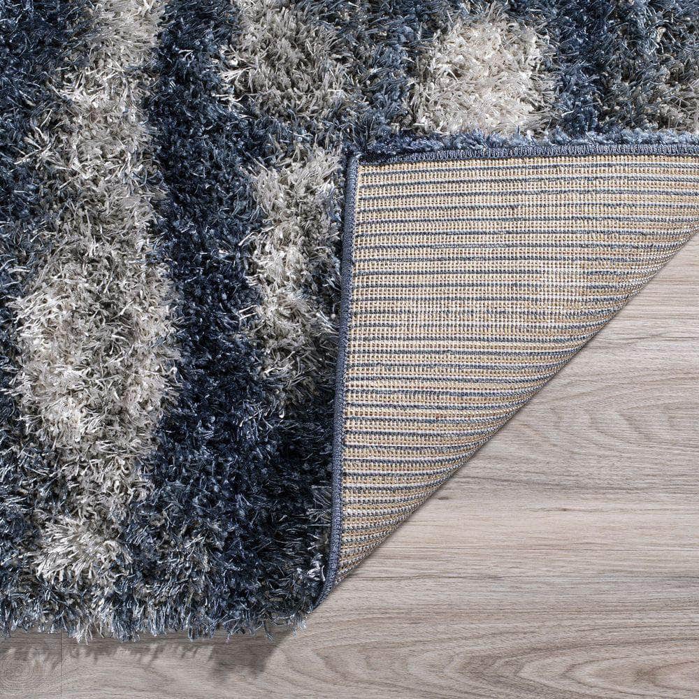 Arturro AT13 Indigo Blue Area Rug #color_indigo blue