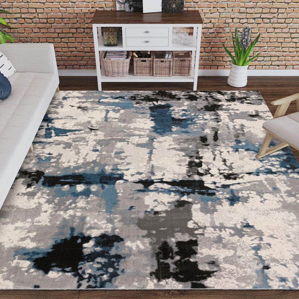 Cascina CC2 Multi Grey Area Rug #color_multi grey