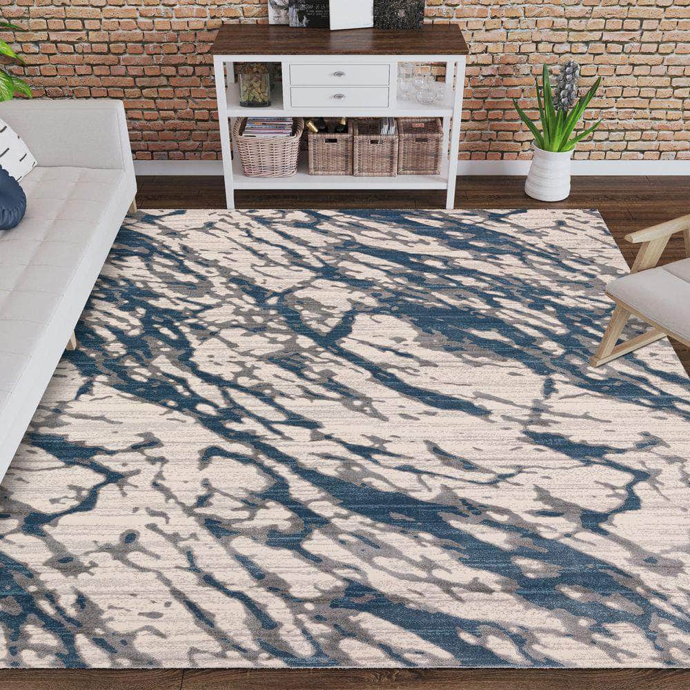 Cascina CC3 Indigo Blue Area Rug 