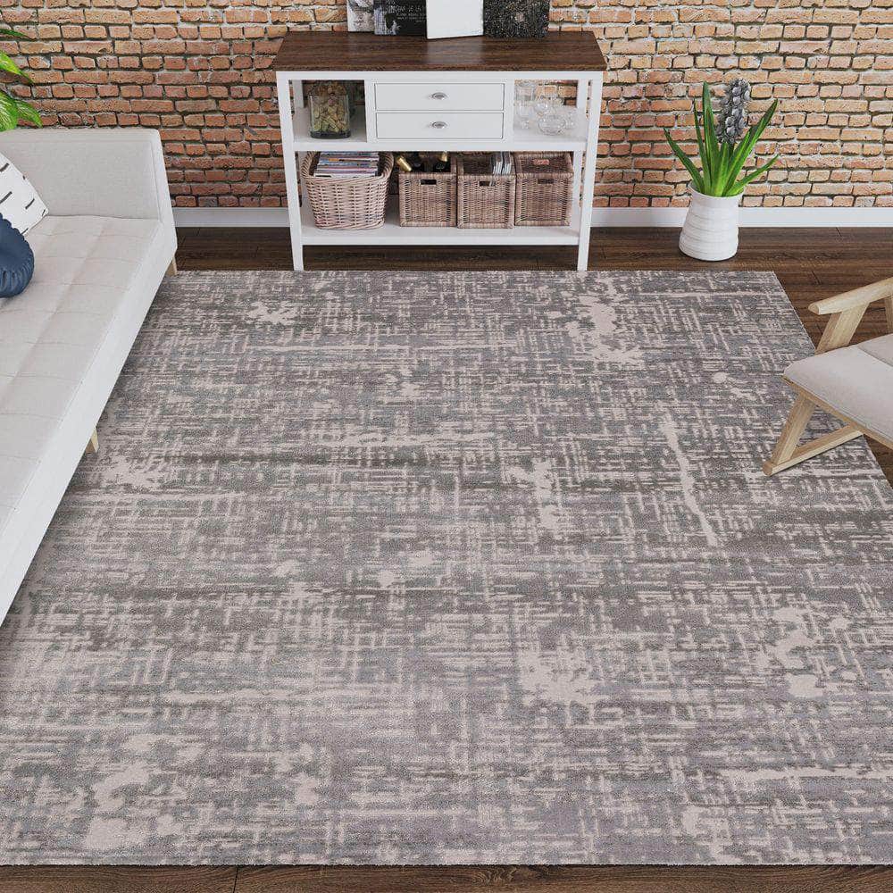 Cascina CC5 Graphite Grey Area Rug #color_graphite grey