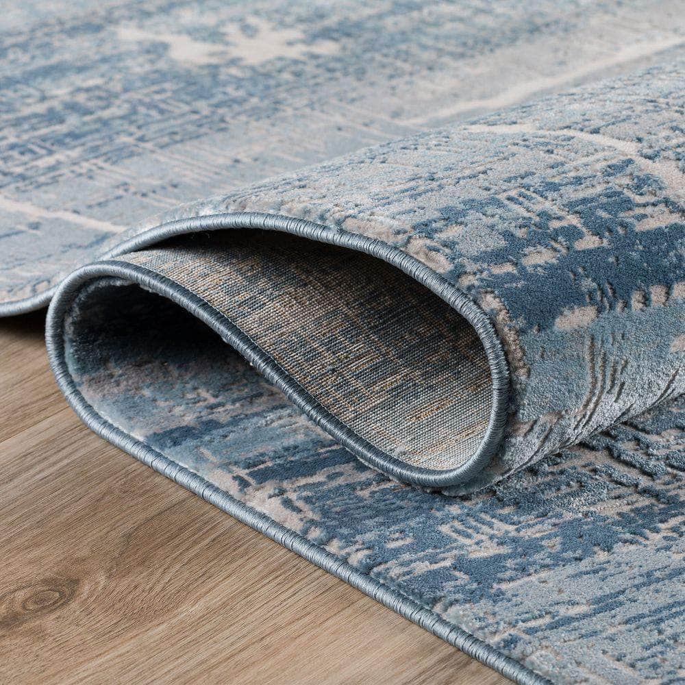 Cascina CC5 Indigo Blue Area Rug #color_indigo blue