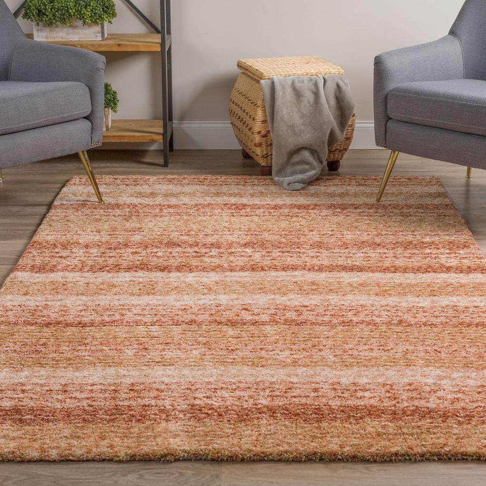 Joplin JP1 Sunset Red Area Rug #color_sunset red