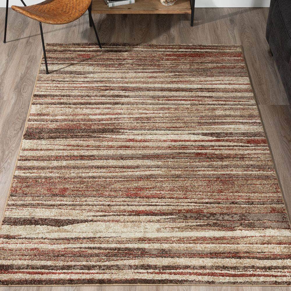 Gala GA2 Canyon Red Area Rug #color_canyon red