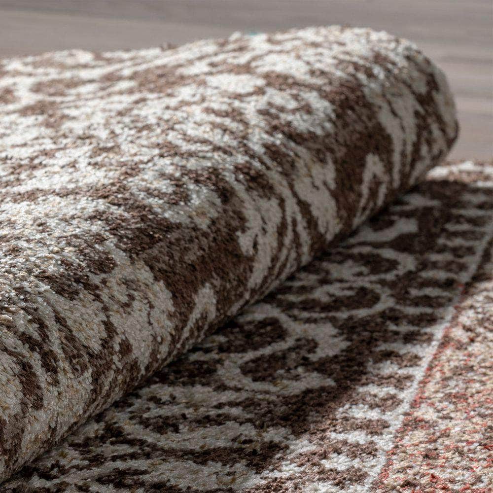Gala GA6 Chocolate Brown Area Rug #color_chocolate brown