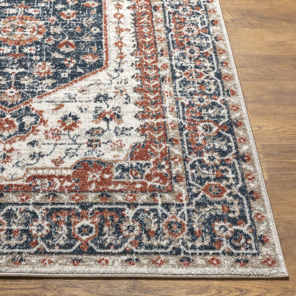 Davaro DAV-2305 Ivory / Teal Rugs #color_ivory / teal