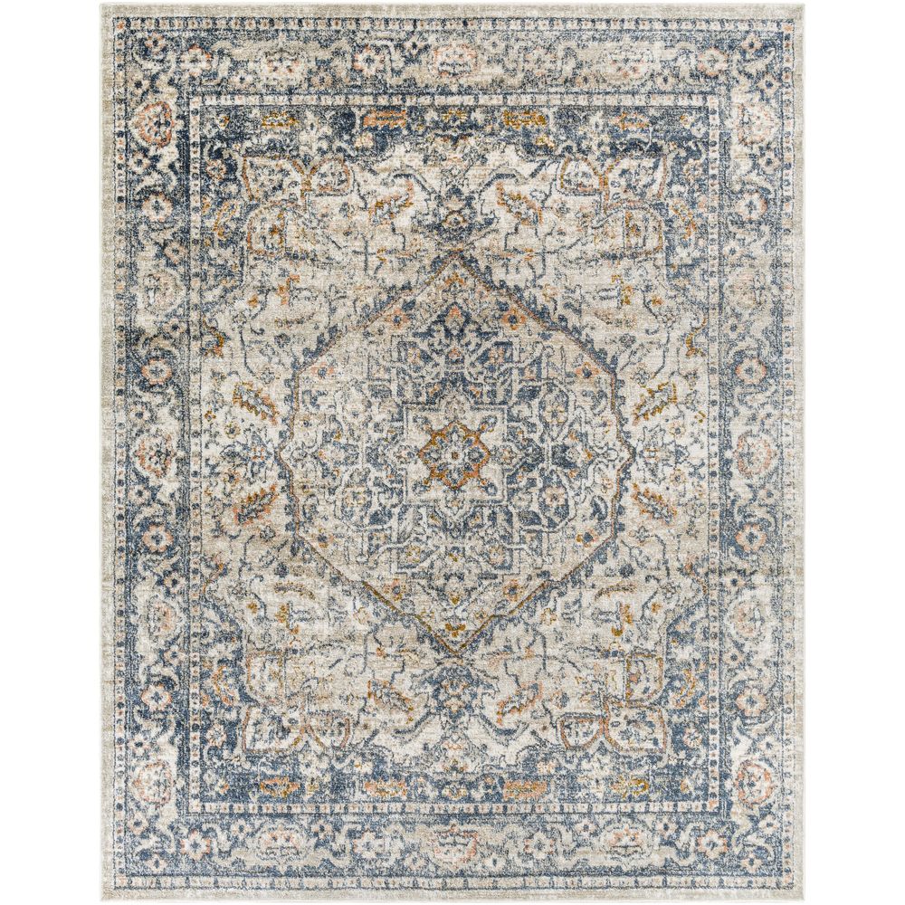 Davaro DAV-2308 Ivory / Teal Rugs #color_ivory / teal