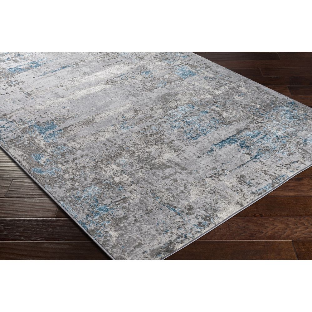 Enfield ENF-2311 Teal / Charcoal Rugs #color_teal / charcoal