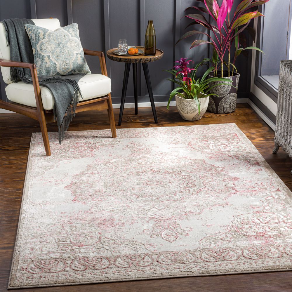 Enfield ENF-2321 Light Pink Rugs #color_light pink