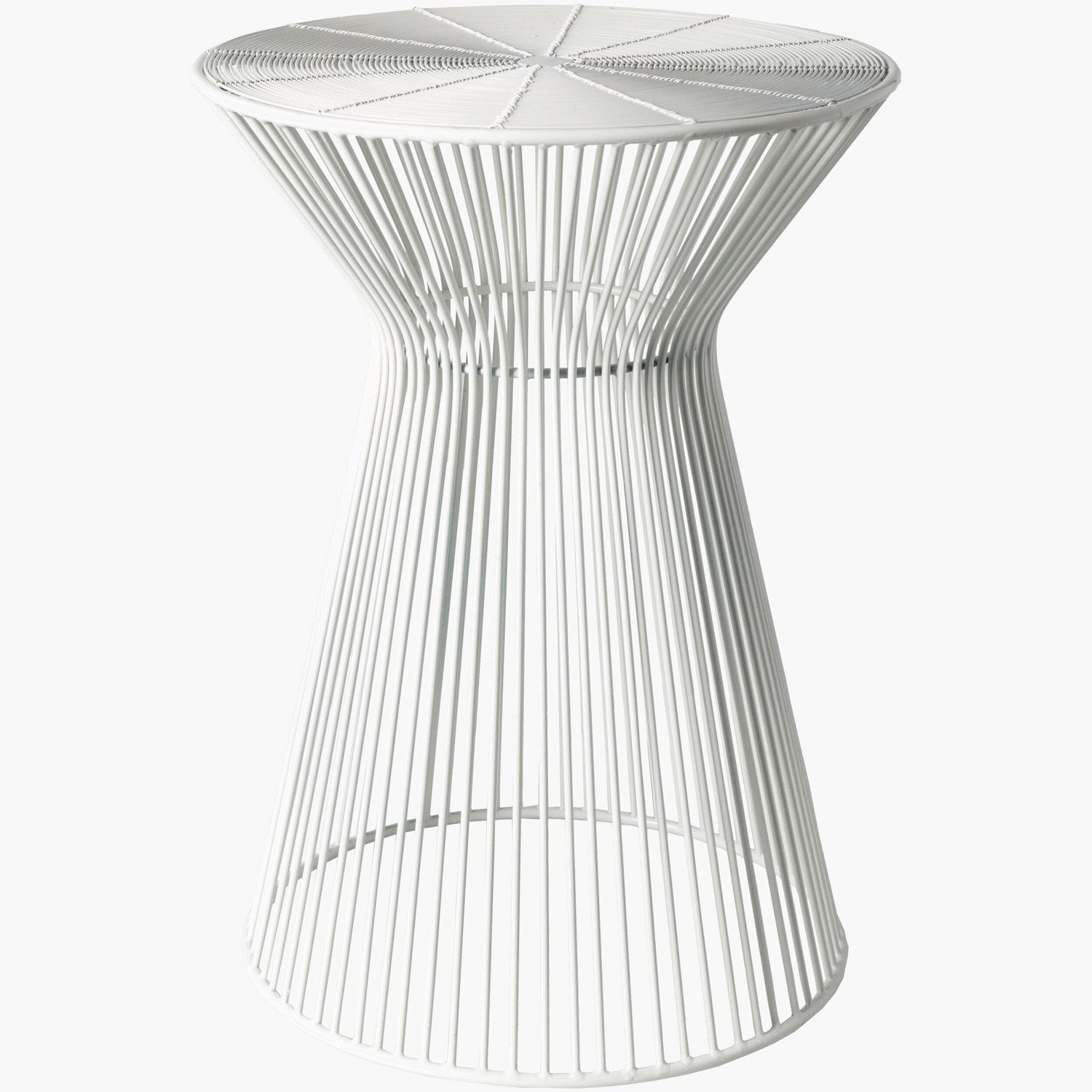 Fife End Table in White