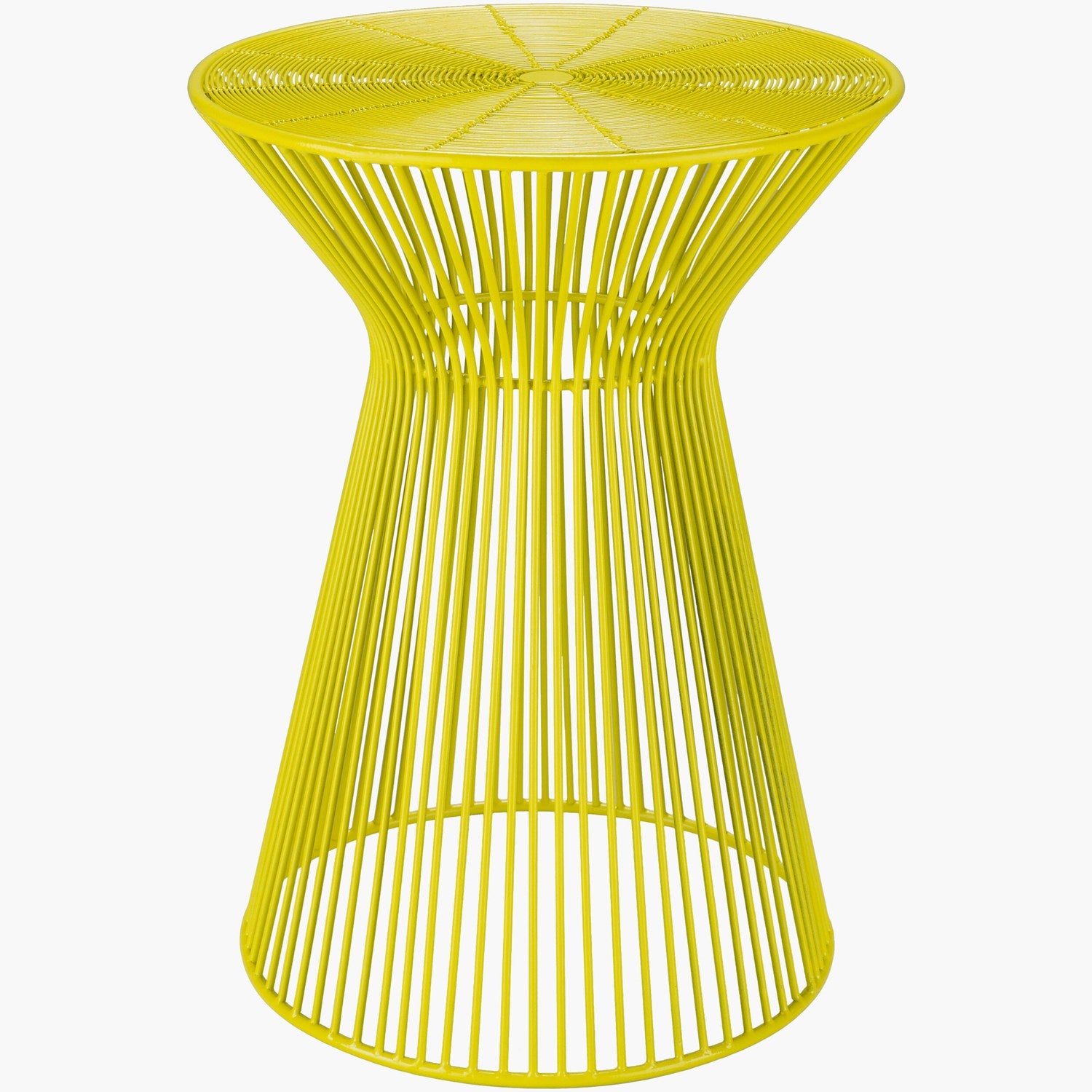 Fife End Table in Bright Yellow
