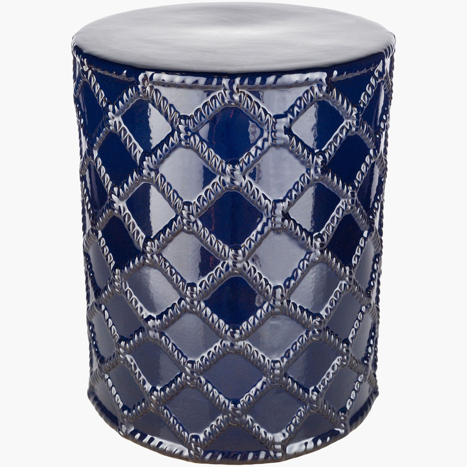 Gaylor Garden Stool in Navy