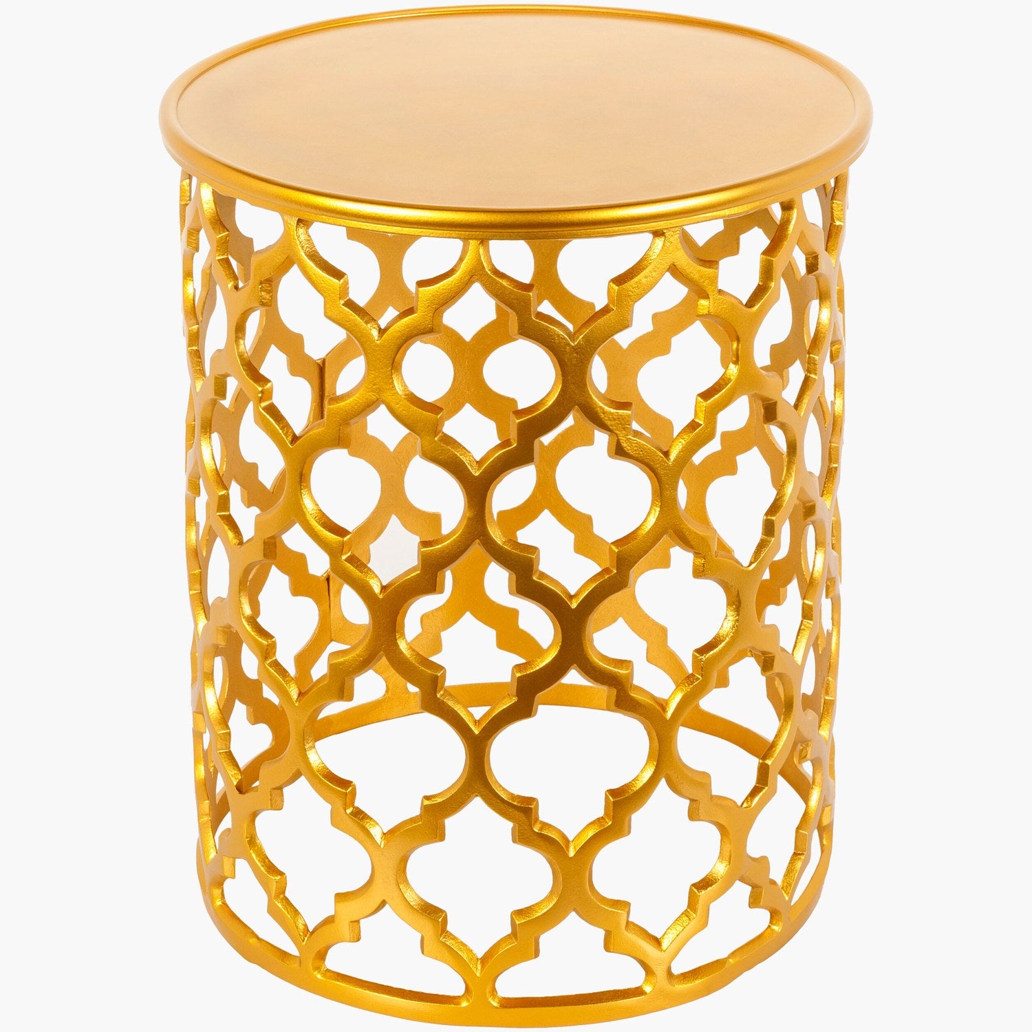 Hammett End Table in Gold