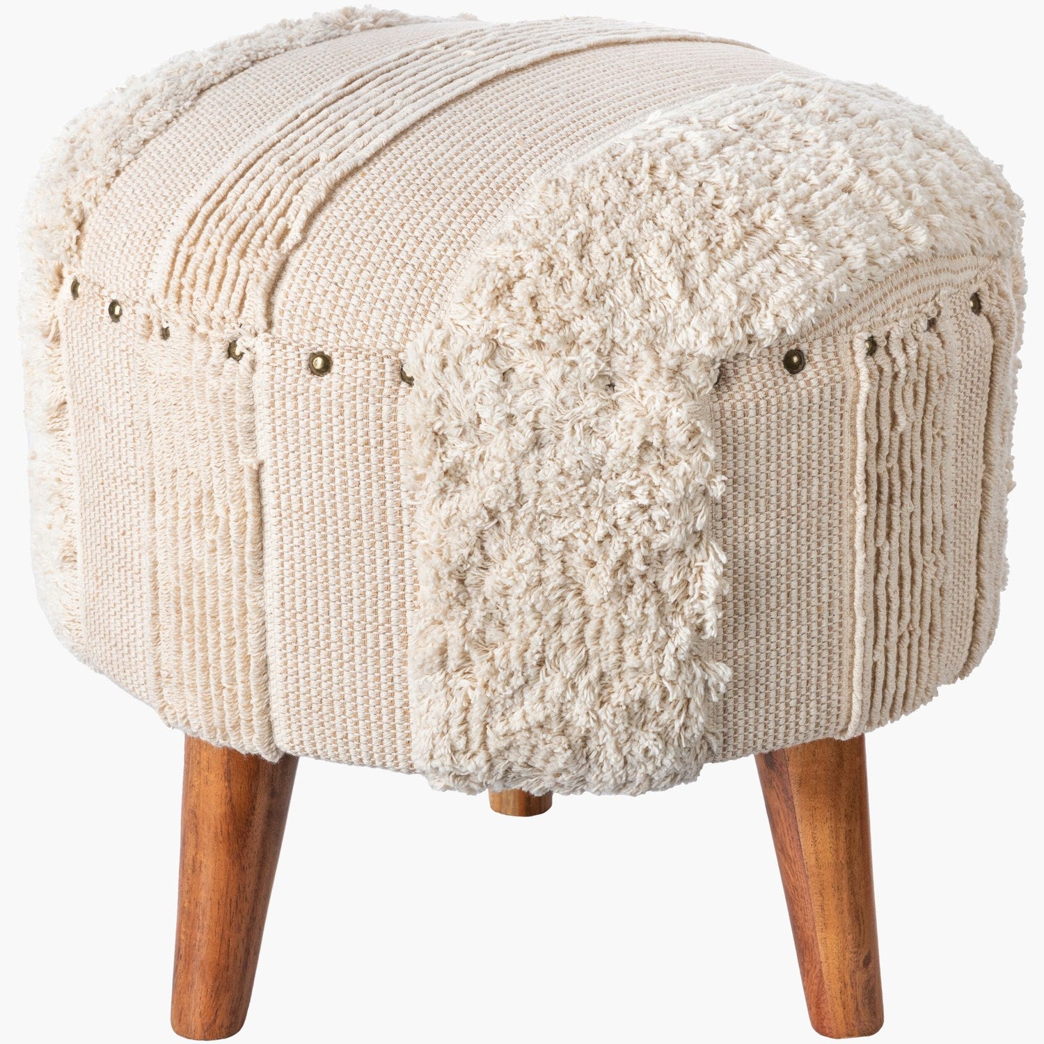 Haarlem Ottoman in Beige