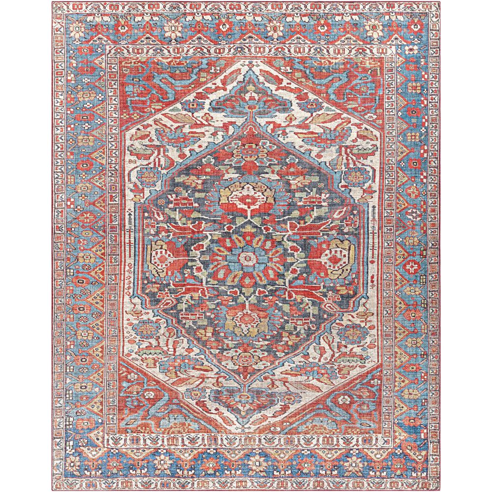 Iris IRS-2342 Red / Blue Rugs #color_red / blue