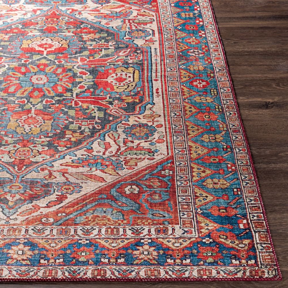 Iris IRS-2342 Red / Blue Rugs #color_red / blue