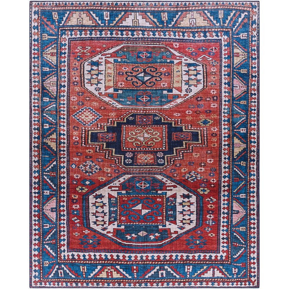 Iris IRS-2344 Red / Navy Rugs #color_red / navy