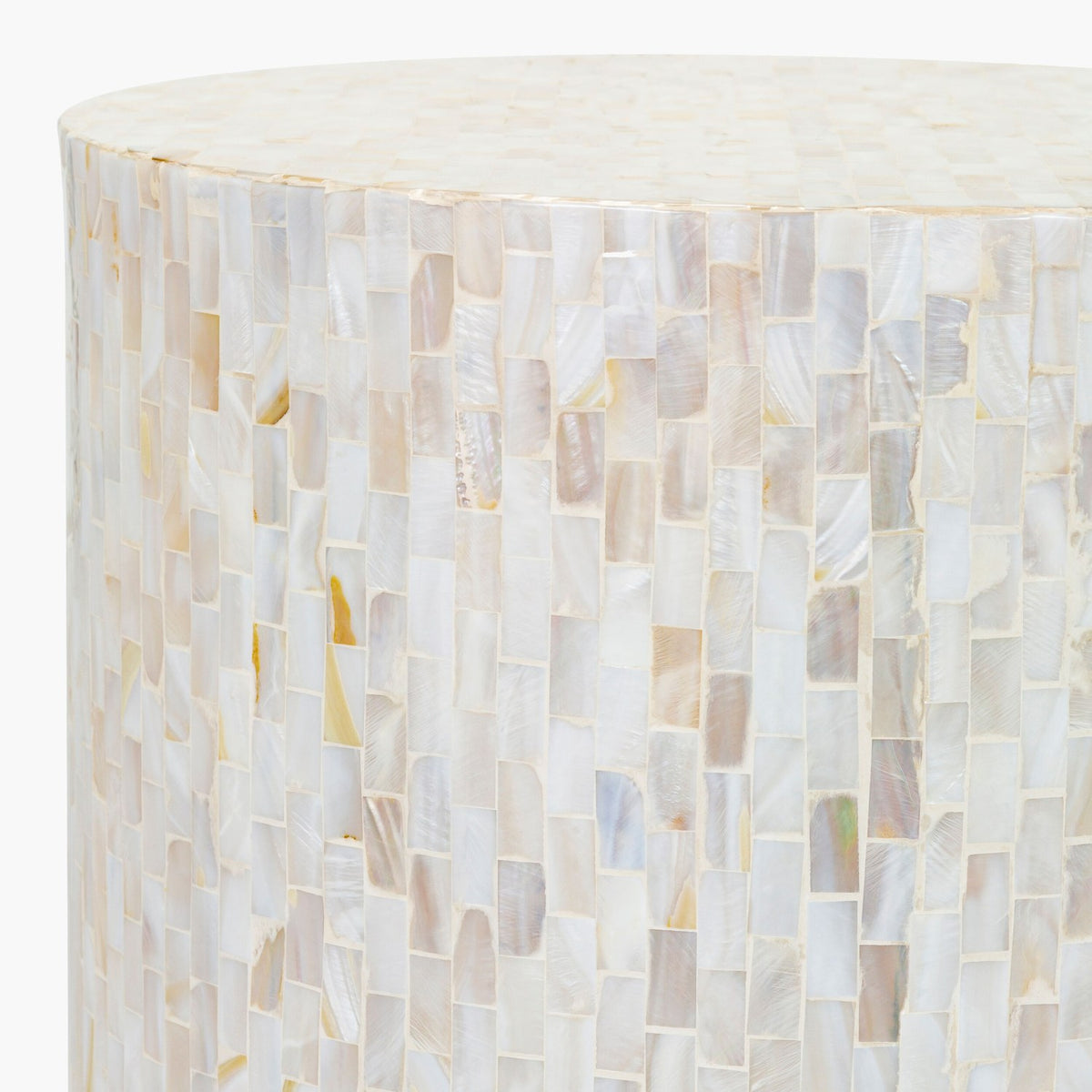 Iridescent End Table - detail corner