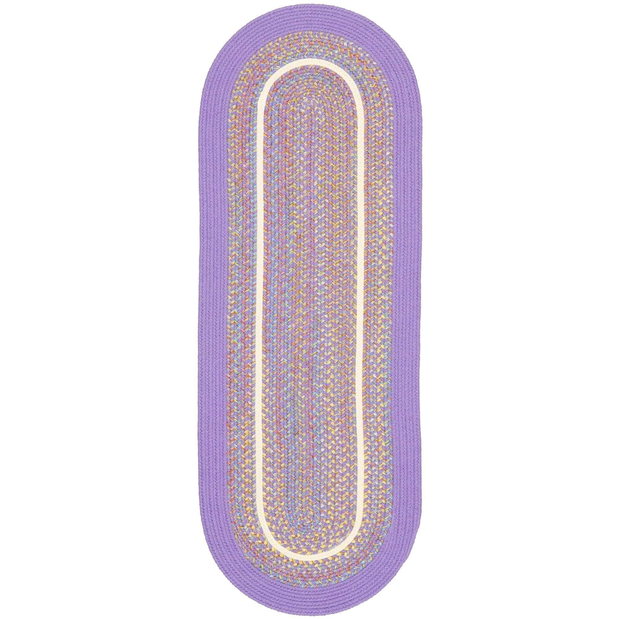 Juvi Playroom Braided Rug -Violet