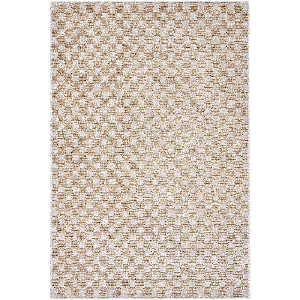 Machine Woven LYA-2342 Beige, Light Brown Rugs #color_beige, light brown