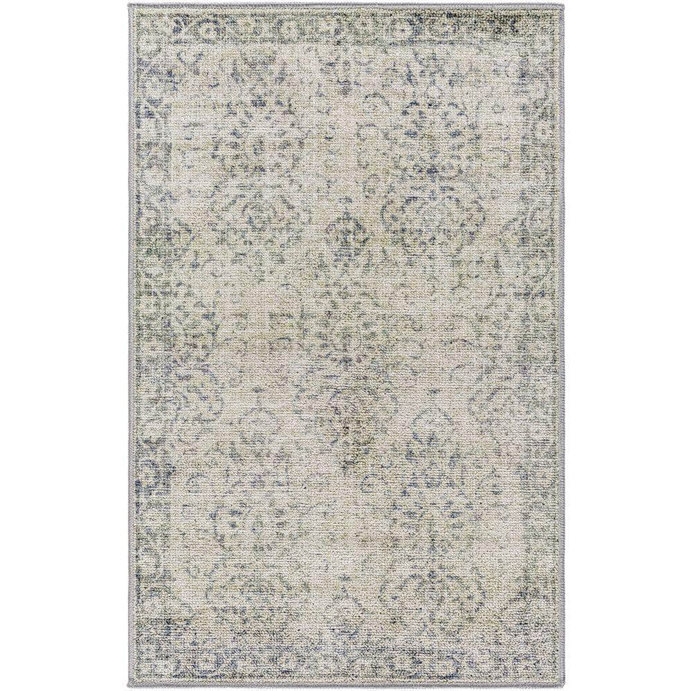 Machine Woven CAH-2305 Beige, Medium Gray Rugs #color_beige, medium gray