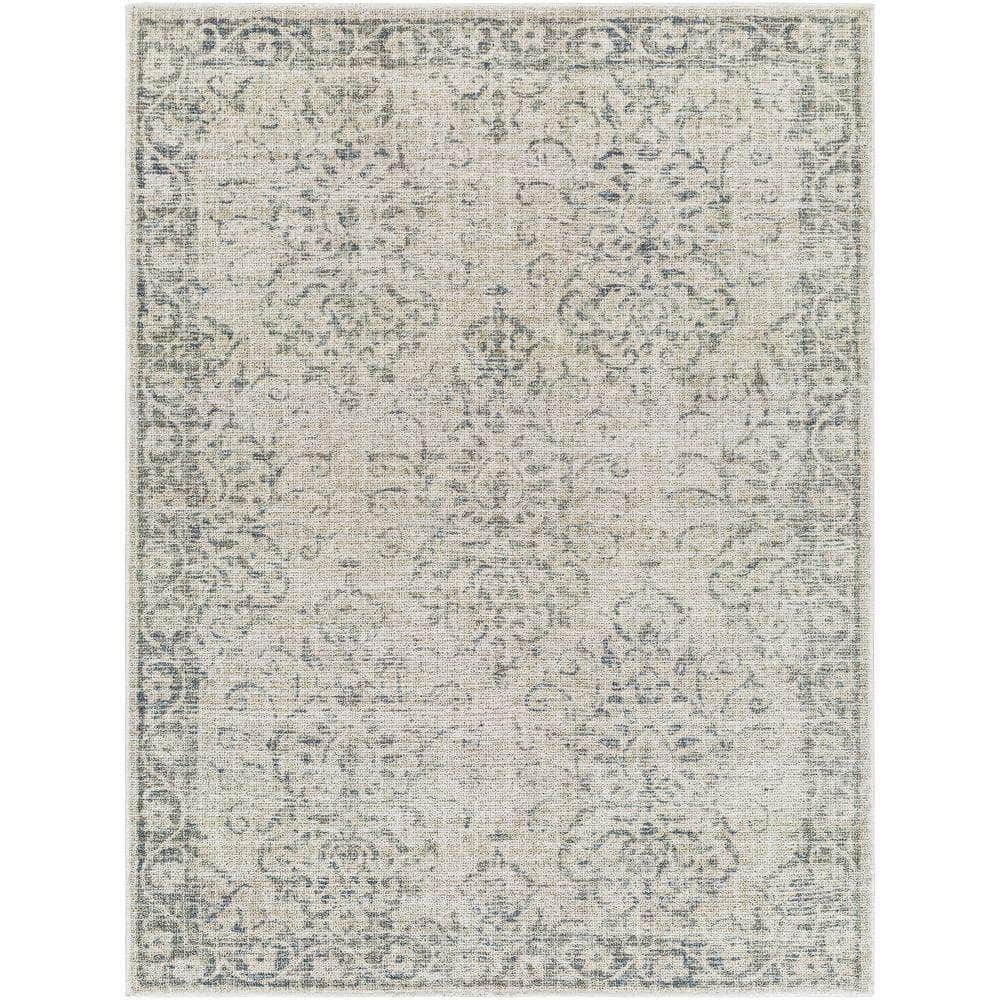 Machine Woven CAH-2305 Beige, Medium Gray Rugs #color_beige, medium gray