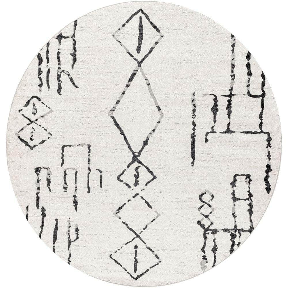 Machine Woven LVR-2318 Black, Gray Rugs #color_black, gray