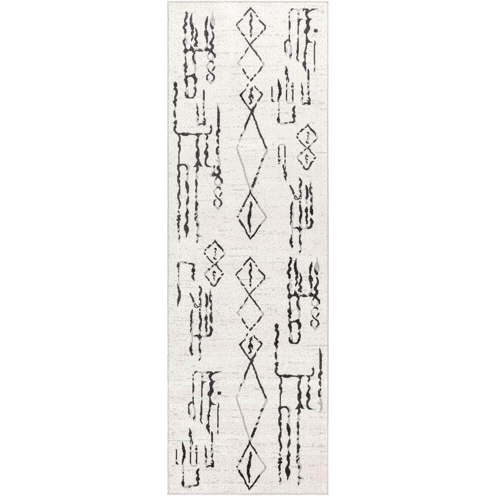Machine Woven LVR-2318 Black, Gray Rugs #color_black, gray