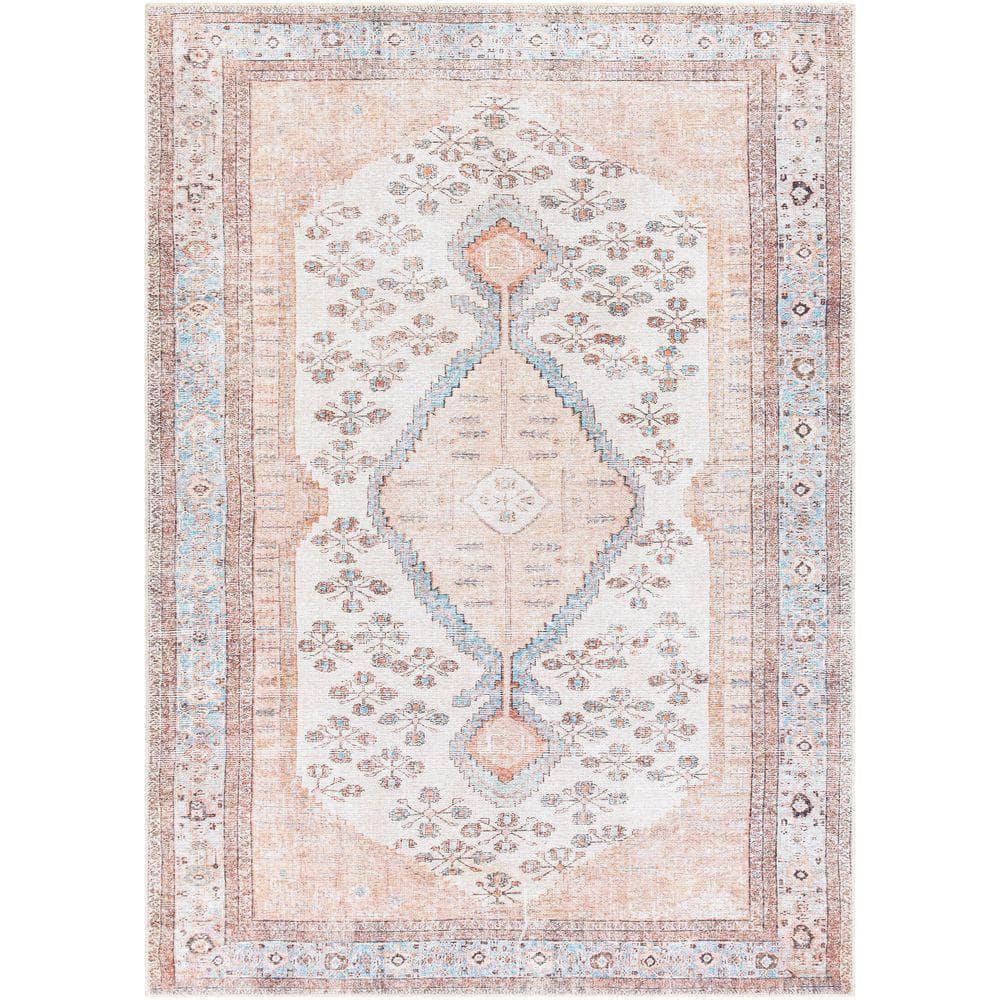 Machine Woven AML-2326 Blush, Light Gray Rugs #color_blush, light gray