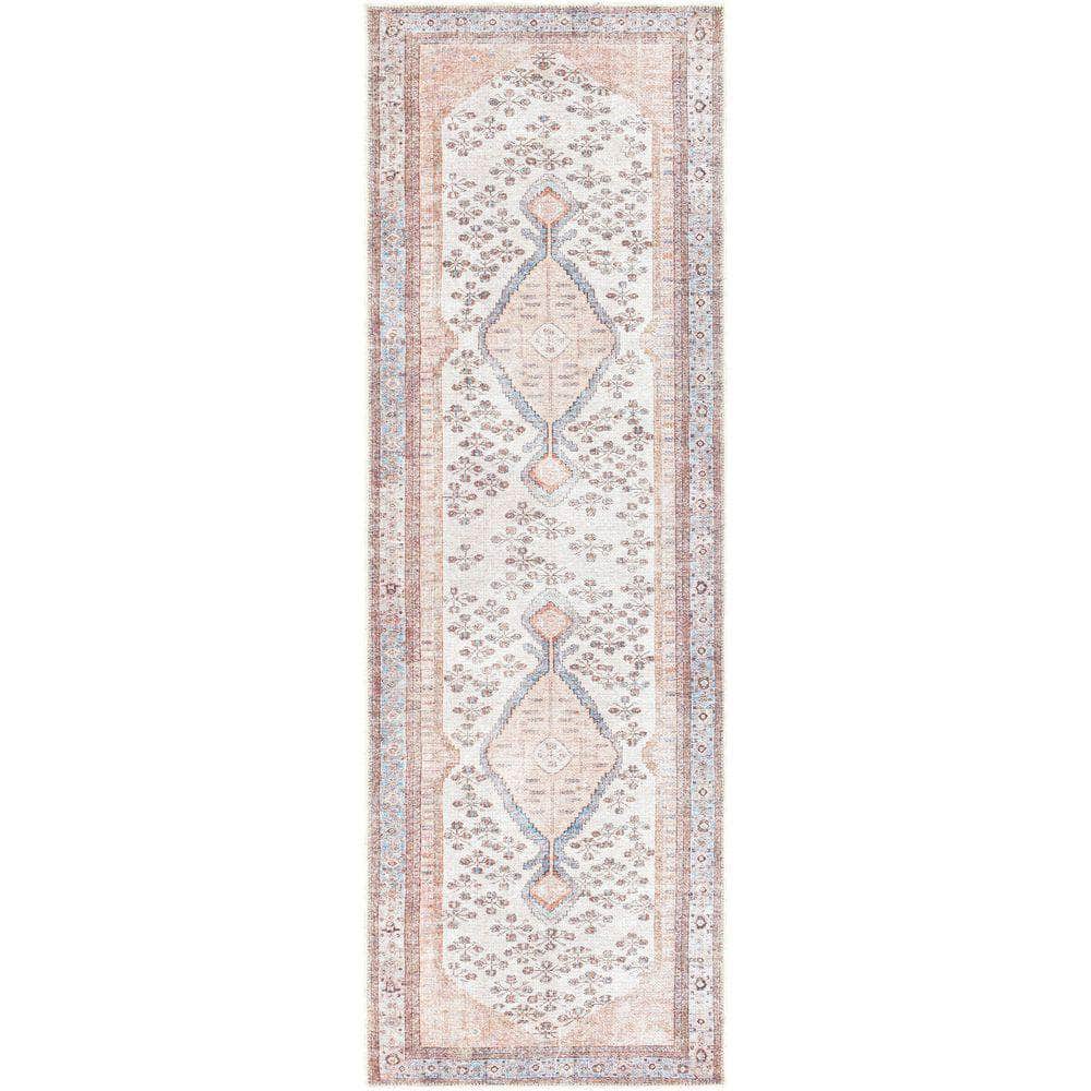 Machine Woven AML-2326 Blush, Light Gray Rugs #color_blush, light gray