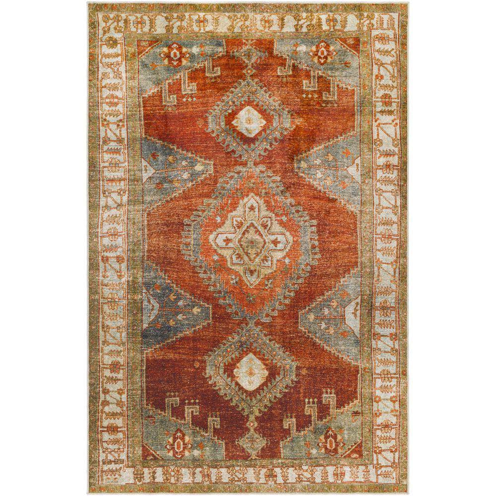 Machine Woven LVB-2301 Burnt Orange, Orange Rugs #color_burnt orange, orange