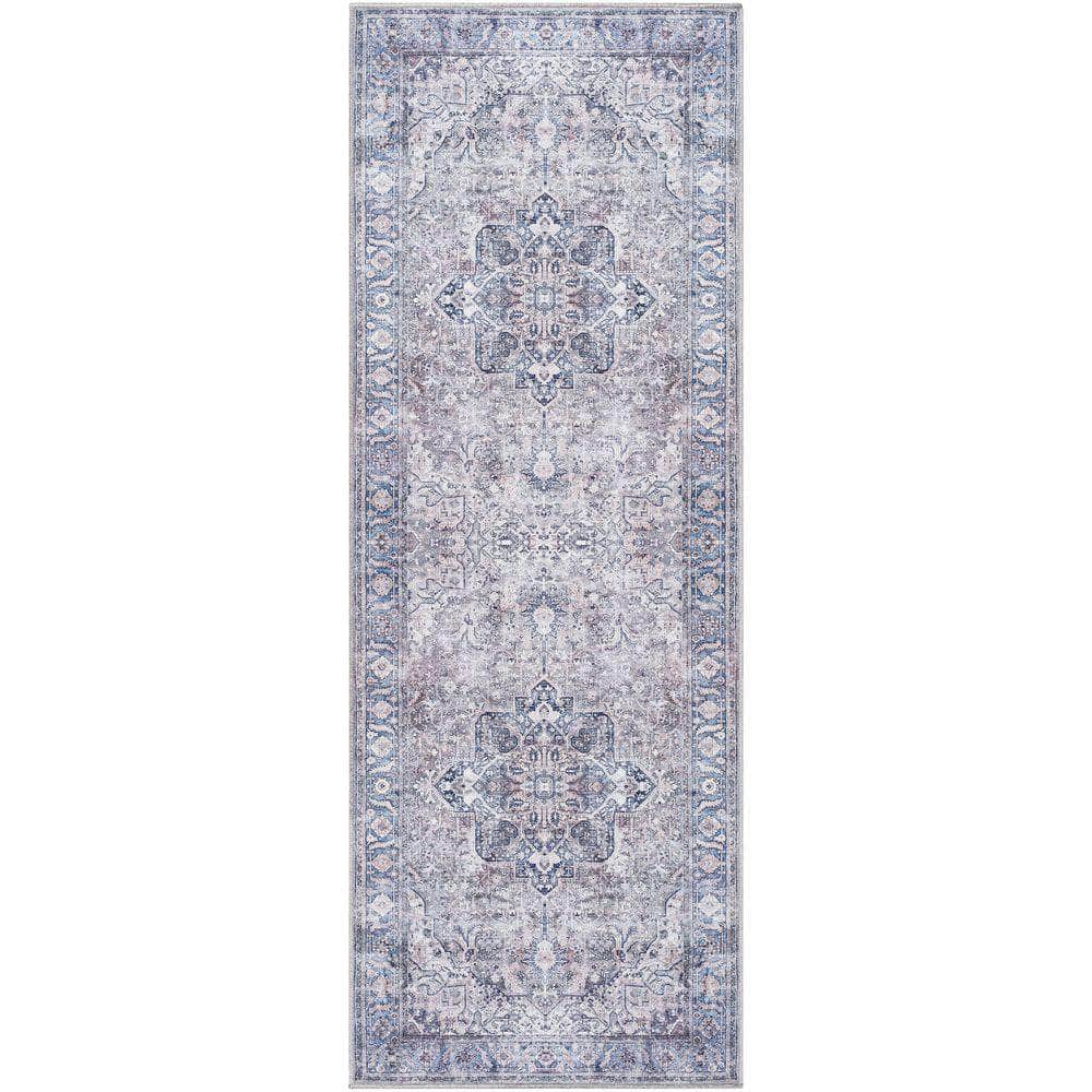 Machine Woven GOR-2303 Cream, Gray Rugs #color_cream, gray