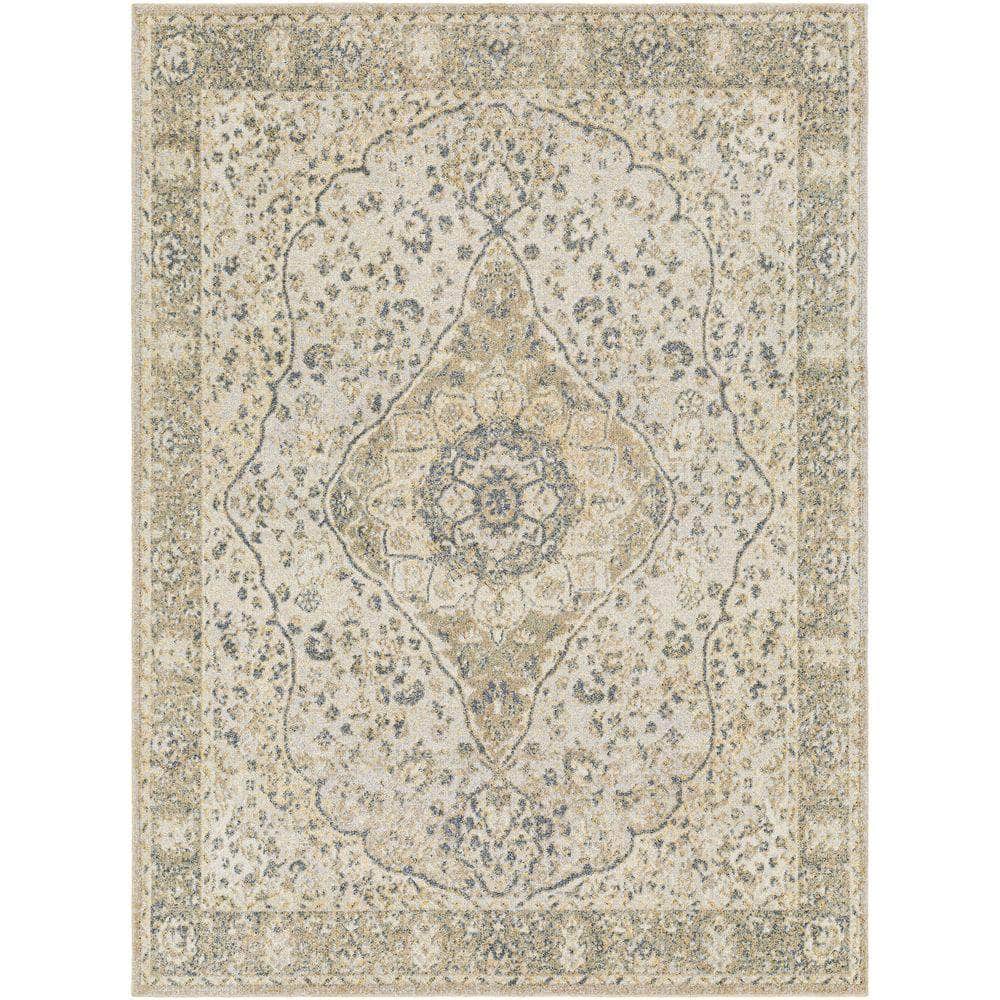 Machine Woven LLL-2322 Gray, Oatmeal Rugs #color_gray, oatmeal