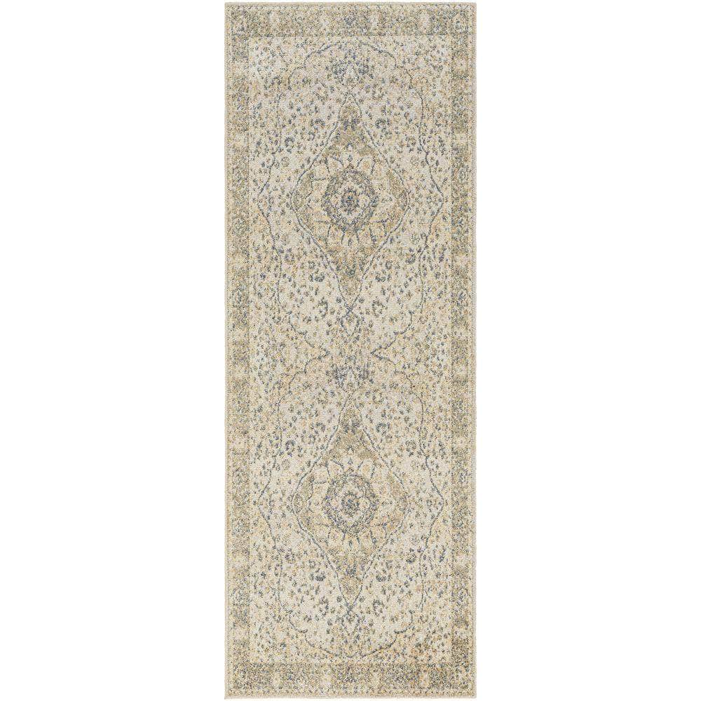 Machine Woven LLL-2322 Gray, Oatmeal Rugs #color_gray, oatmeal