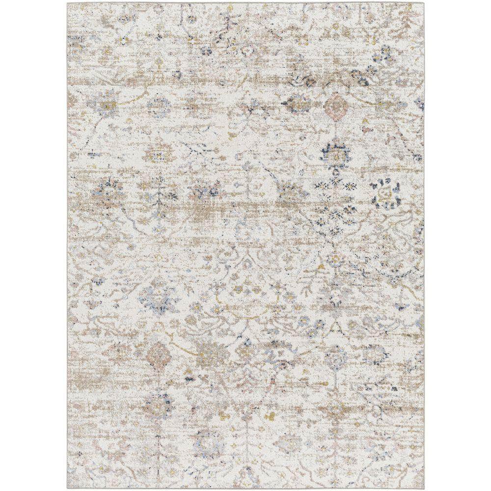 Machine Woven LVR-2358 Ivory, Brown Rugs #color_ivory, brown