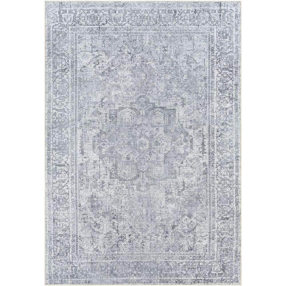 Machine Woven THI-2710 Light Gray, Gray Rugs #color_light gray, gray
