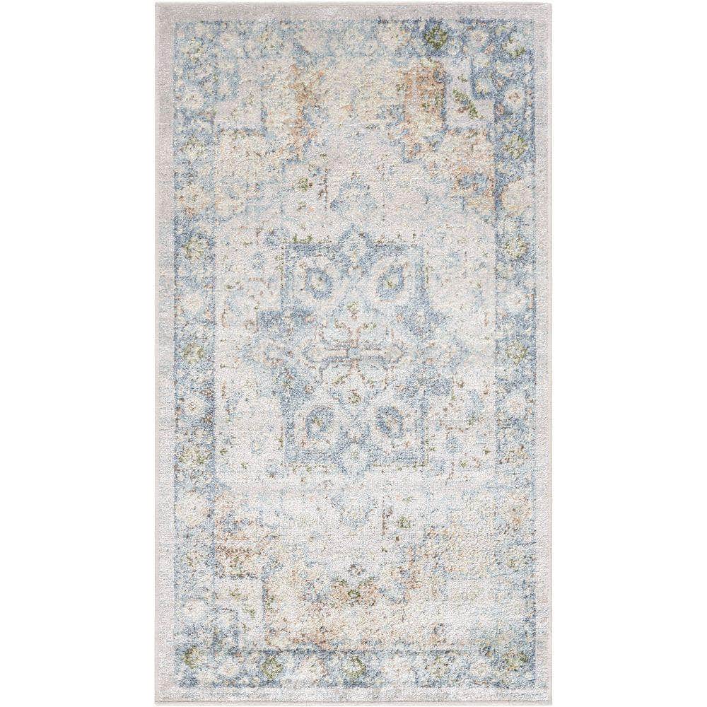 Machine Woven LLL-2369 Light Silver, Slate Rugs #color_light silver, slate