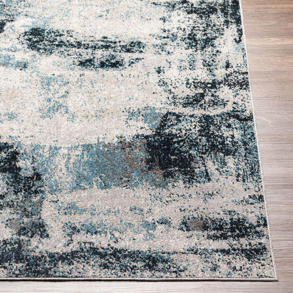 Machine Woven LVR-2313 Ink Blue, Navy Rugs #color_ink blue, navy