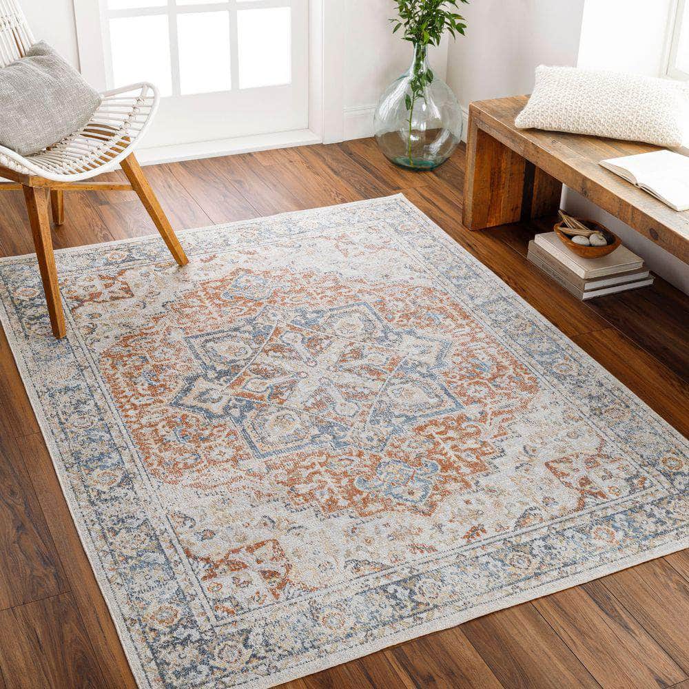 Machine Woven LLL-2331 Gray, Oatmeal Rugs #color_gray, oatmeal
